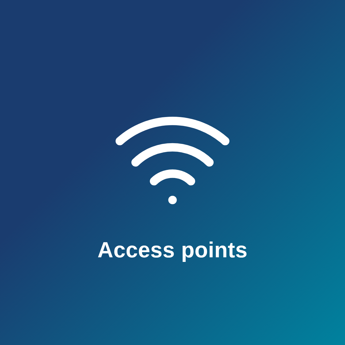 Access points (voorlopige afbeelding)